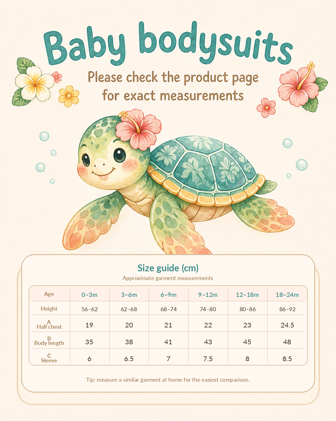 Mama's Little Crab Babygrow — Organic Cotton — Tropical Hawaiian Design